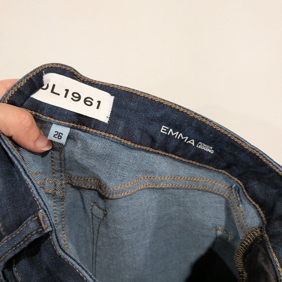 DL1961 Emma Power Legging Stretch Skinny Jeans Blue Size 26 - Picture 5 of 7